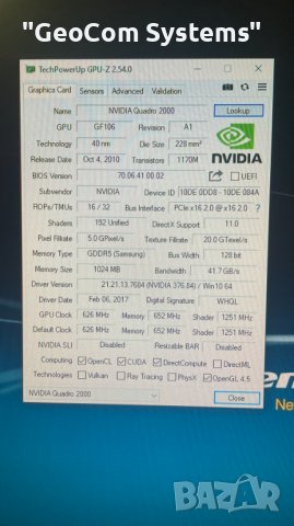 NVIDIA Quadro 2000 v.2.0 (1GB DDR5,128-Bit,DVI+2xDP,Fan), снимка 6 - Видеокарти - 41825966