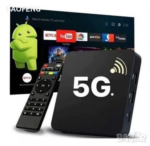 **█▬█ █ ▀█▀ Нови 4K Android TV Box 8GB 128GB MXQ PRO Android TV 11 / 9 , wifi play store, netflix 5G, снимка 12 - Плейъри, домашно кино, прожектори - 39361475