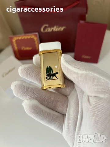 Cartier Panthere запалка с кутия и документи, снимка 5 - Запалки - 55729873