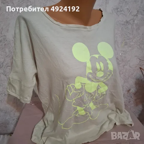 DISNEY Тениска с щампа, снимка 2 - Тениски - 56107764