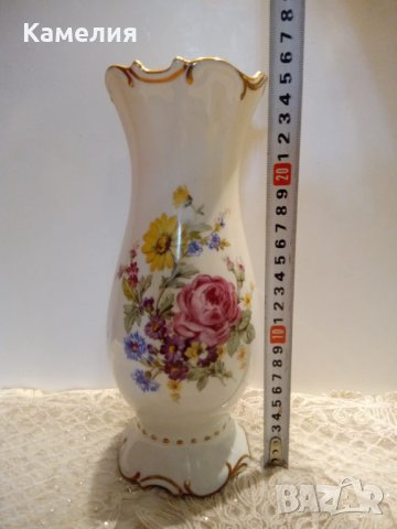 Порцеланова ваза , снимка 2 - Вази - 40758078