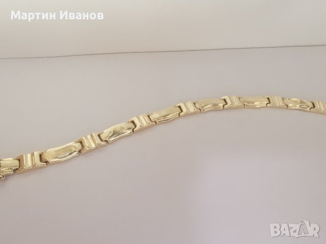 Златна мъжка гривна 2, снимка 2 - Гривни - 42124434