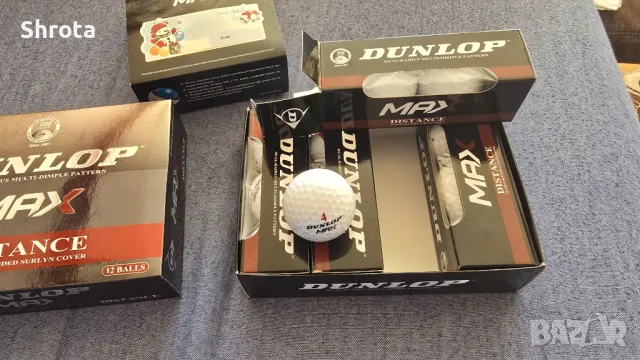 подаръчен комплект нови голф топки dunlop, снимка 4 - Голф - 48401365