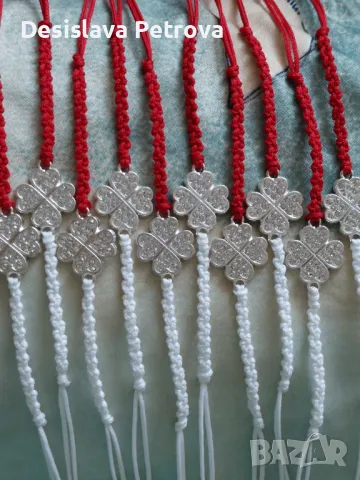 Мартеници макраме. Супер цена на едро-75ст. Цена на дребно-1,50лв, снимка 9 - Други - 39389974