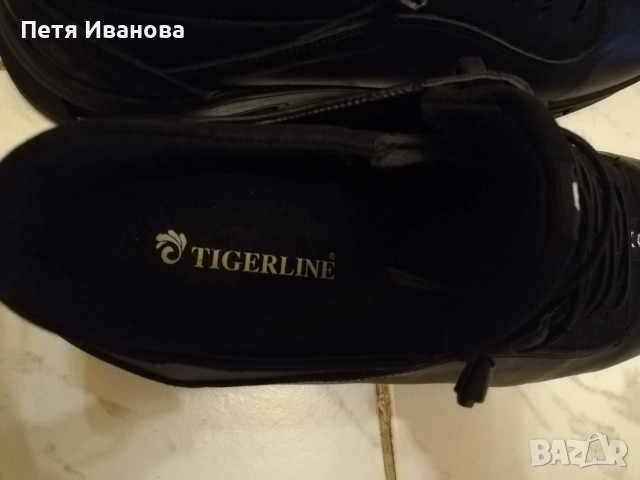 мъжки спортни обувки от естествена кожа , снимка 3 - Маратонки - 52646316