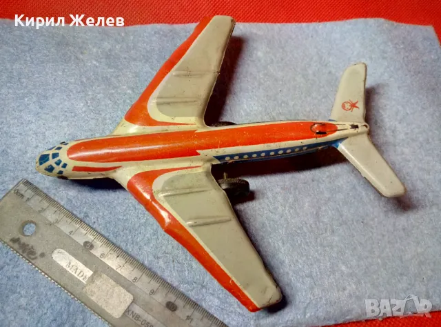 ЛАМАРИНЕНО САМОЛЕТЧЕ Стара КОЛЕКЦИОНЕРСКА ИГРАЧКА РЯДЪК МОДЕЛ 47629, снимка 10 - Колекции - 47963241