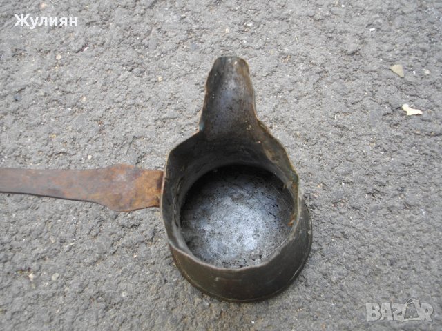 АВТЕНТИЧНО МЕДНО ДЖЕЗВЕ БАКЪРЕНО КАФЕНИК КАФЕ ПЯСЪК, снимка 6 - Антикварни и старинни предмети - 44228773