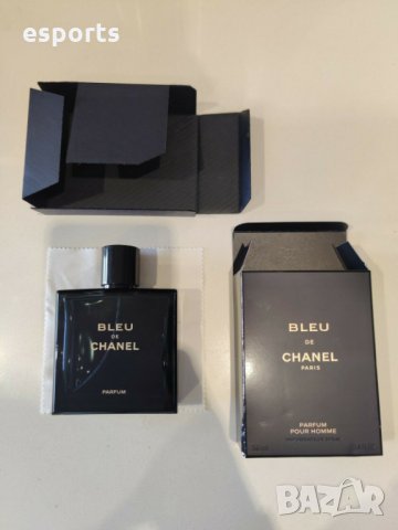 Празна бутилка Bleu de CHANEL PARFUM 150ml, снимка 8 - Мъжки парфюми - 34729692