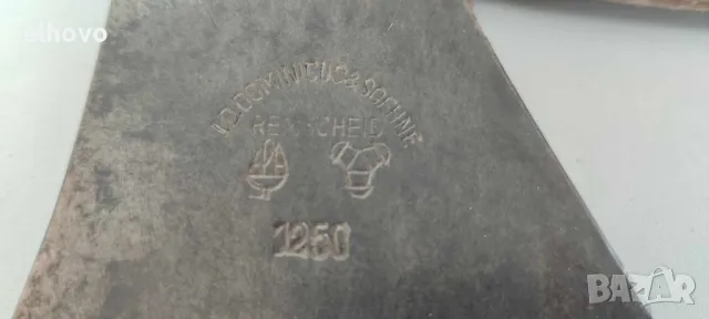 Стара брадва с дълга дръжка#35, снимка 4 - Антикварни и старинни предмети - 50218906