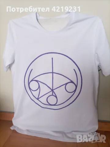 Рисувана тениска със стара българска символика, снимка 2 - Тениски - 49783299