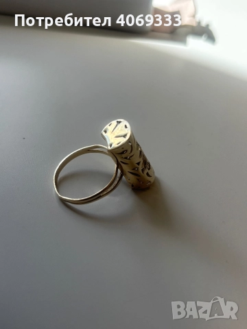 Нов златен пръстен от едно време 14к 3.73гр, снимка 8 - Пръстени - 51735324
