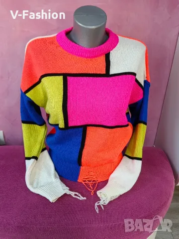 Дамски пуловер, снимка 5 - Блузи с дълъг ръкав и пуловери - 48135553