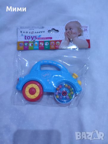 Бебешка количка дрънкалка 