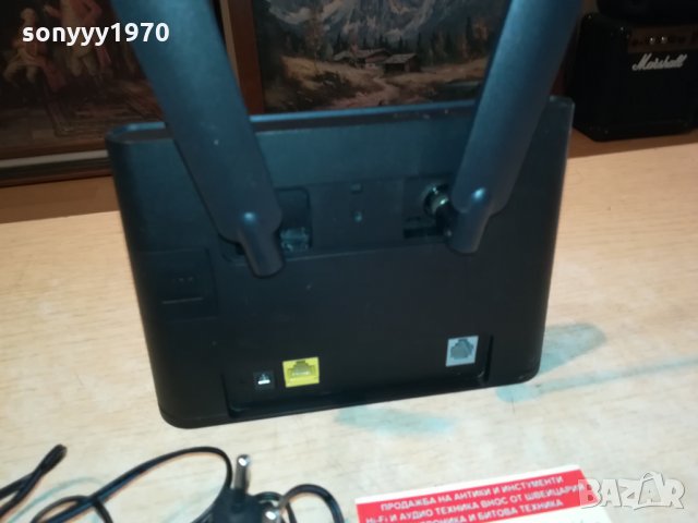 huawei 4g mtel рутер с 2 антени 1402221154, снимка 5 - Рутери - 35783424