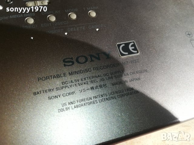 SONY MINIDISC RECORDER-JAPAN 0303221623, снимка 10 - Радиокасетофони, транзистори - 35981508