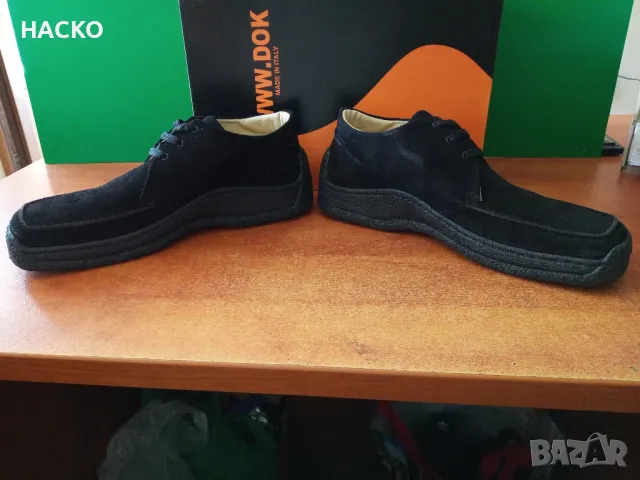 ПРОМО ЦЕНА Мъжки Велурини Боти WWW DOK Номера 42 43 Made in Italy, снимка 3 - Мъжки боти - 47519389