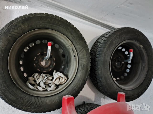 Продавам джанти 15 с зимни гуми , снимка 4 - Гуми и джанти - 51480115