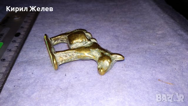 СИМПАТИЧНО МАГАРЕНЦЕ Стара МЕТАЛНА ФИГУРКА СТАТУЕТКА за КОЛЕКЦИЯ ИНТЕРИОР ИГРАЧКА ДЕКОРАЦИЯ 34589, снимка 8 - Колекции - 39061923