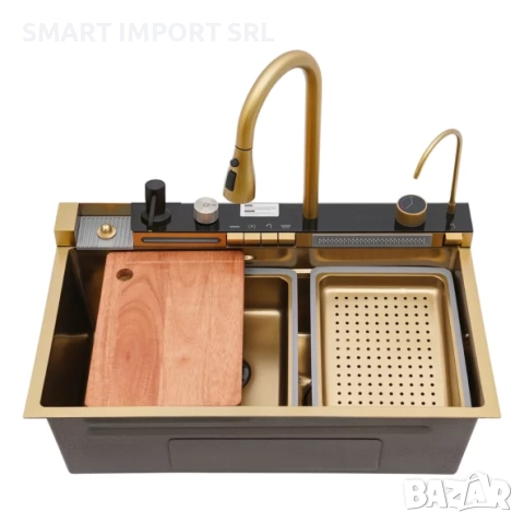 Многофункционална мивка Smart HeaterG, изтеглящ се душ, филтър за вода, снимка 4 - Мивки - 51995060