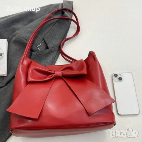 Дамска чанта с панделка, снимка 15 - Чанти - 51084540