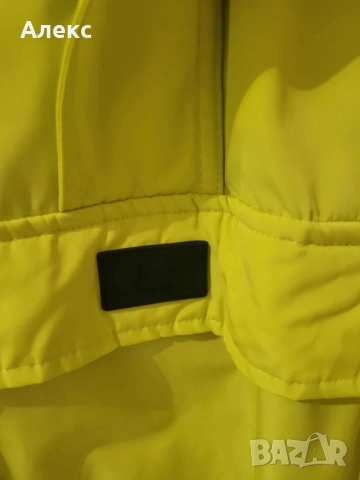 Уникално,мъжко яке в цвят лайм., снимка 4 - Якета - 52410932