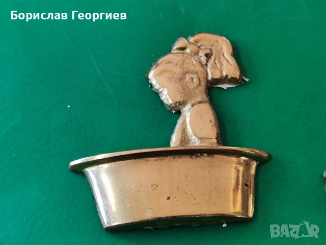 Месингови апликации за тоалетна и баня, снимка 2 - Антикварни и старинни предмети - 50532710