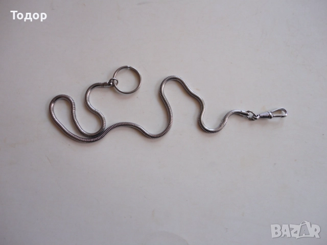 Кюстек верижка за джобен часовник 3, снимка 6 - Мъжки - 52671454