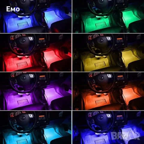 Интериорно LED осветление за автомобил , снимка 9 - Аксесоари и консумативи - 47906140