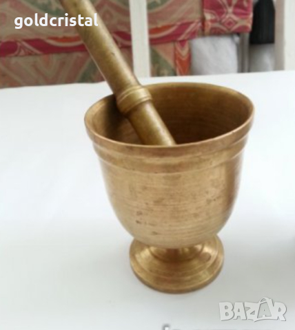 Старо хаванче бронз и месинг, снимка 4 - Антикварни и старинни предмети - 16073632