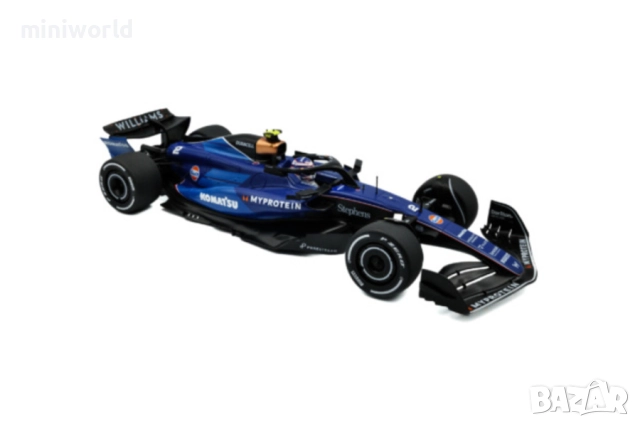 Williams F1 Team FW46 n.2 Saudi Arabien GP 2024 A.Ablon - мащаб 1:18 на Solido моделът е нов в кутия, снимка 6 - Колекции - 52804659