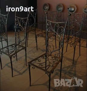 маси , пейки и столове от ковано желязо, снимка 18 - Други - 40346178