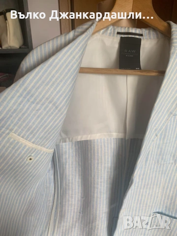 Ленено сако райе G star, размер L, снимка 11 - Сака - 53231287