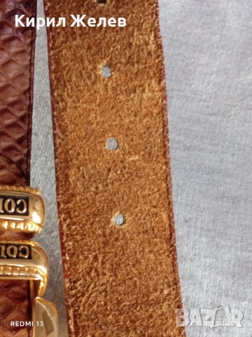 Луксозен кожен колан SOFARI COLLECTION USA перфектно състояние 49402, снимка 4 - Колани - 51858954