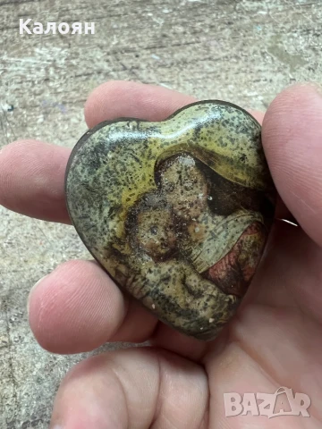 Мерална кутийка Богородица и Младенеца , снимка 5 - Декорация за дома - 51413314