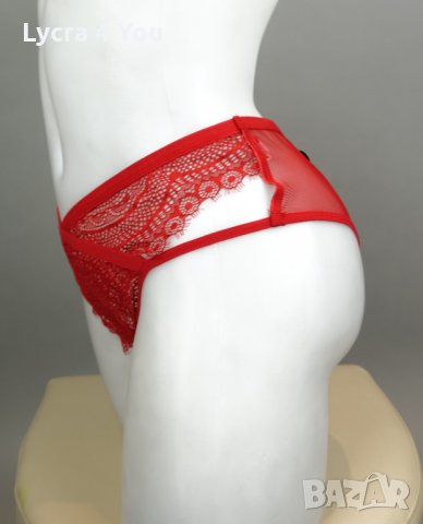 Нови с етикет еротични дамски червени бикини L размер, снимка 6 - Бельо - 35676751
