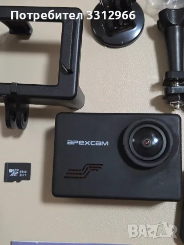 екшън камера Apexcam M80 в комплект с водоустойчив калъф, дистанционно управление, две батерии , снимка 2 - Камери - 55869368
