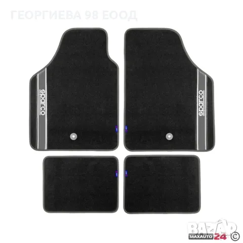 Универсални мокетни стелки Sparco - 03763BAR със сиво

