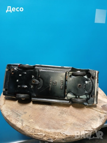 Стара тенекиена количка Бандай на батерии., снимка 7 - Колекции - 52178824