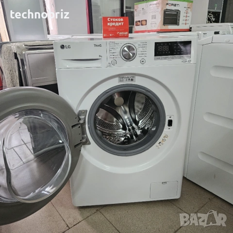 Немска /внос/ инверторна пералня LG Electronics 8кг - 2 ГОДИНИ ГАРАНЦИЯ, снимка 4 - Перални - 53862480