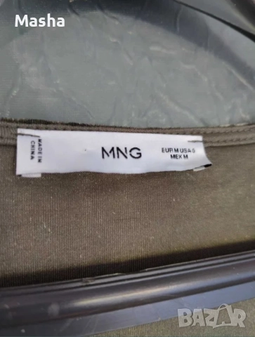 вечерна коктейлна рокля кадифена рокля от Mango размер M, снимка 5 - Рокли - 52355125