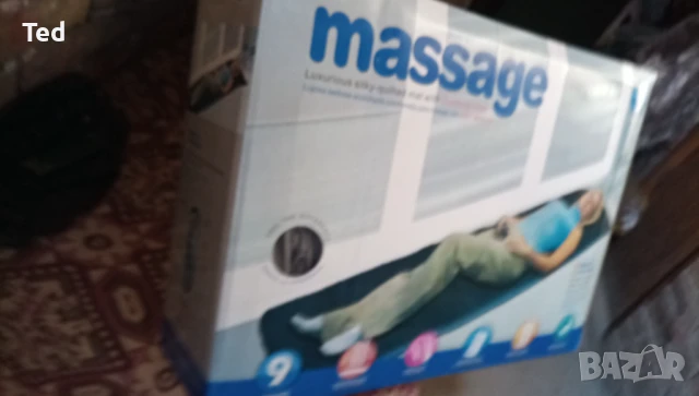 Масажор, постелка за релаксация,работи с масаж и затопляне, снимка 5 - Масажори - 50448501