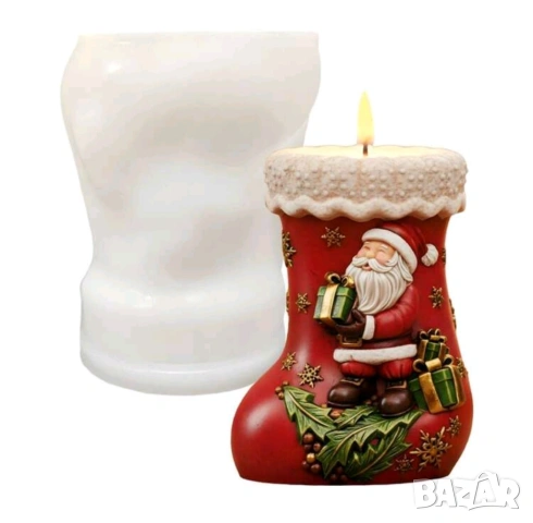 Молд коледен ботуш (4), снимка 3 - Форми - 53616811