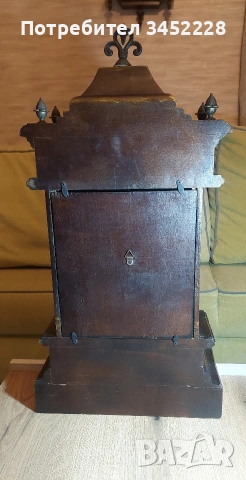 часовник настолен кварцов дърво за ценители , снимка 6 - Антикварни и старинни предмети - 53396516