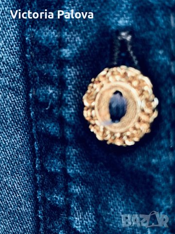 Скъпа рокля Италия деним BIANCA MARIA CASELLI, снимка 8 - Рокли - 41561847