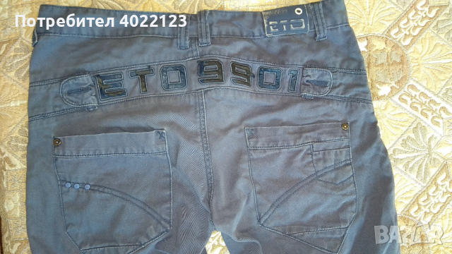 Оригинален дънков панталон ETO 9901, снимка 6 - Панталони - 44758751
