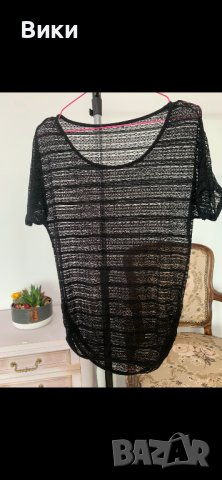 Блуза от дантела в размер L, снимка 2 - Тениски - 44519059