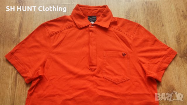 NORRONA Cotton Polo Shirt за лов риболов и туризъм размер M тениска - 473, снимка 4 - Тениски - 42216755