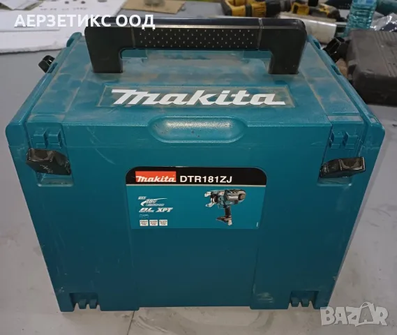 Makita DTR181ZJ Акумулаторна машина за връзване на арматура със зарядно, две батерии и 30 ролки тел, снимка 6 - Куфари с инструменти - 55795326