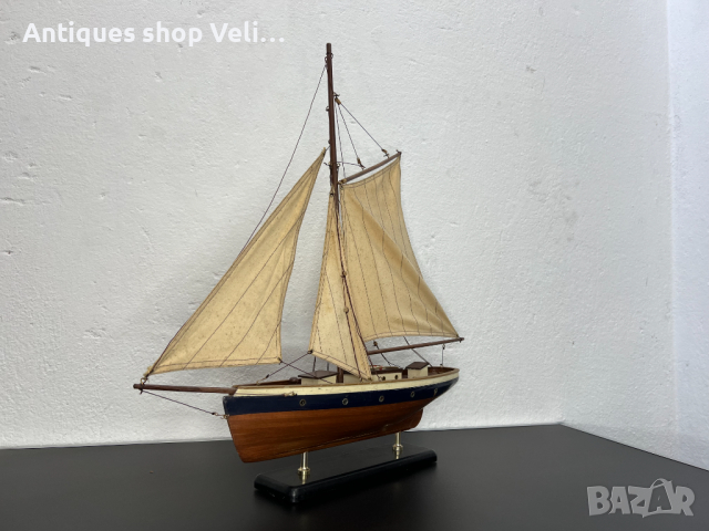 Колекционерски модел на ветроходна лодка №5131 , снимка 2 - Антикварни и старинни предмети - 44509608