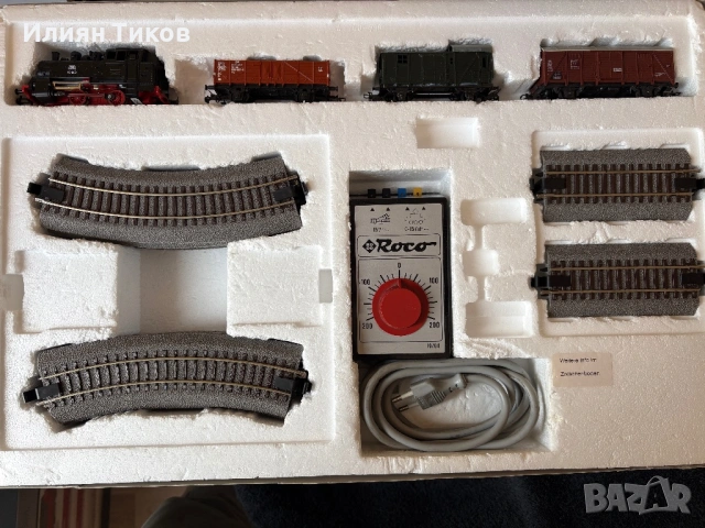 Стартов комплект влакче H0 1:87 с парен локомотив BR 98 влак Roco Piko